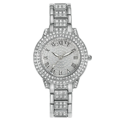 Women's Starry Rhinestone Watch Digital Roman Diamond