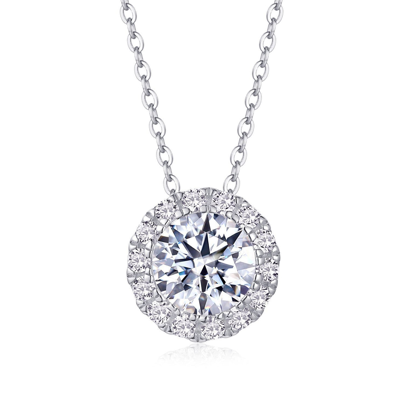 All-match Simple Leisure Fashion Moissanite Yis Style Horse Eye Pendant Necklace
