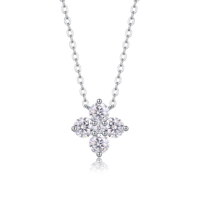 All-match Simple Leisure Fashion Moissanite Yis Style Horse Eye Pendant Necklace