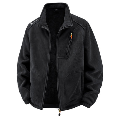 Men's Warm With Velvet Padded Jacket Loose Casual Jacket