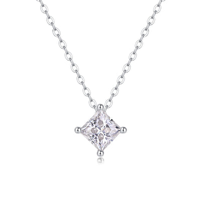 All-match Simple Leisure Fashion Moissanite Yis Style Horse Eye Pendant Necklace