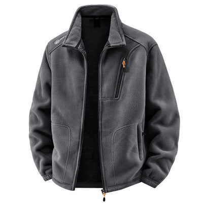 Men's Warm With Velvet Padded Jacket Loose Casual Jacket