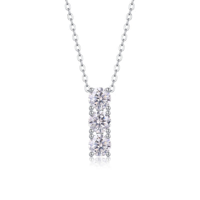 All-match Simple Leisure Fashion Moissanite Yis Style Horse Eye Pendant Necklace