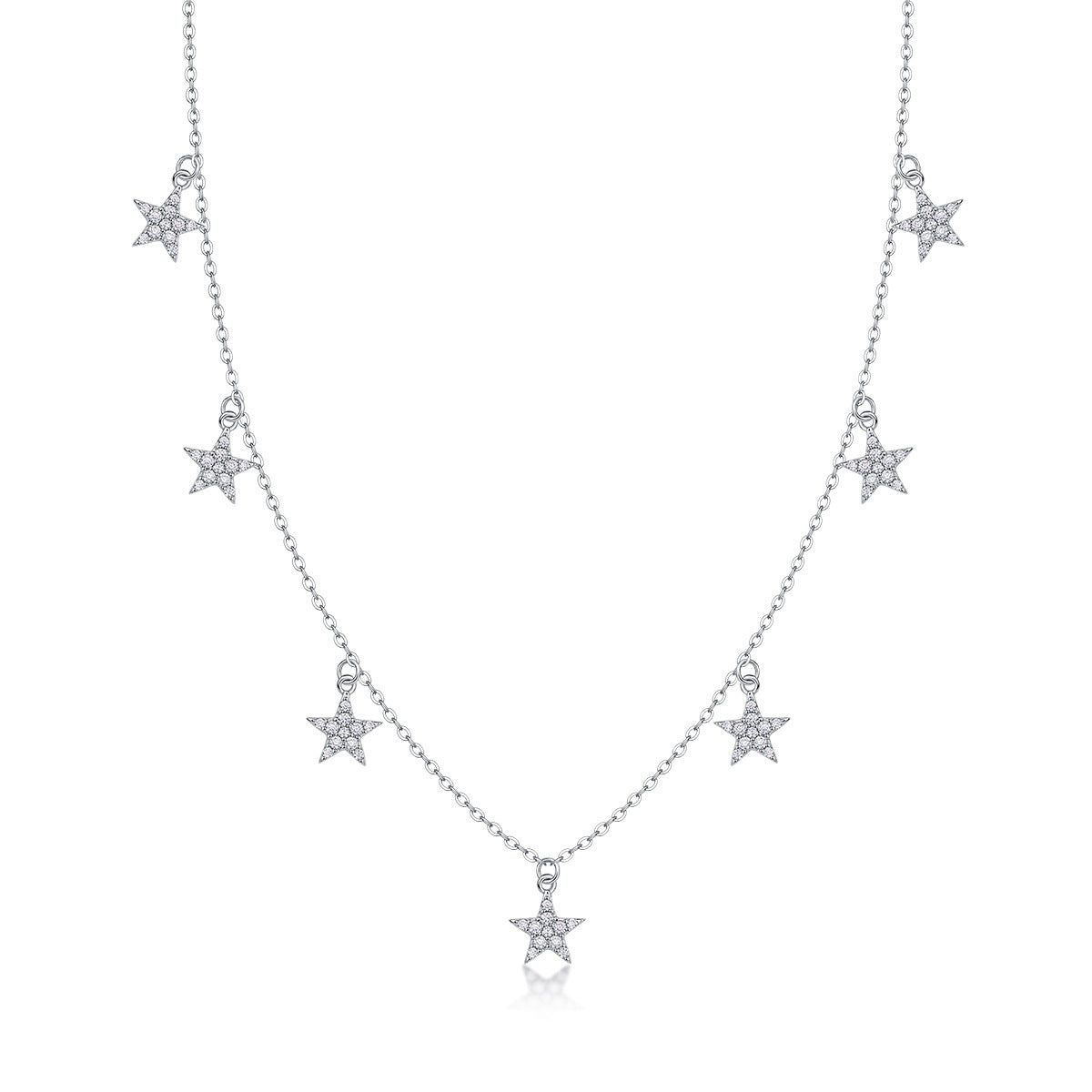 All-match Simple Leisure Fashion Moissanite Yis Style Horse Eye Pendant Necklace