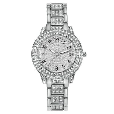 Women's Starry Rhinestone Watch Digital Roman Diamond