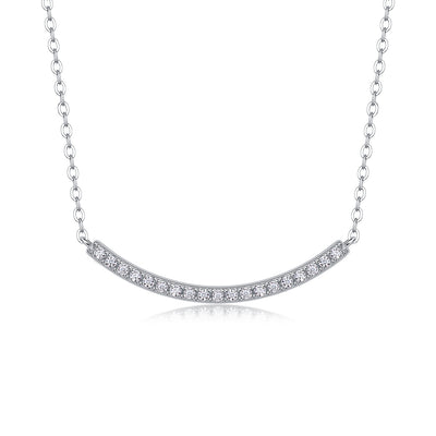 All-match Simple Leisure Fashion Moissanite Yis Style Horse Eye Pendant Necklace